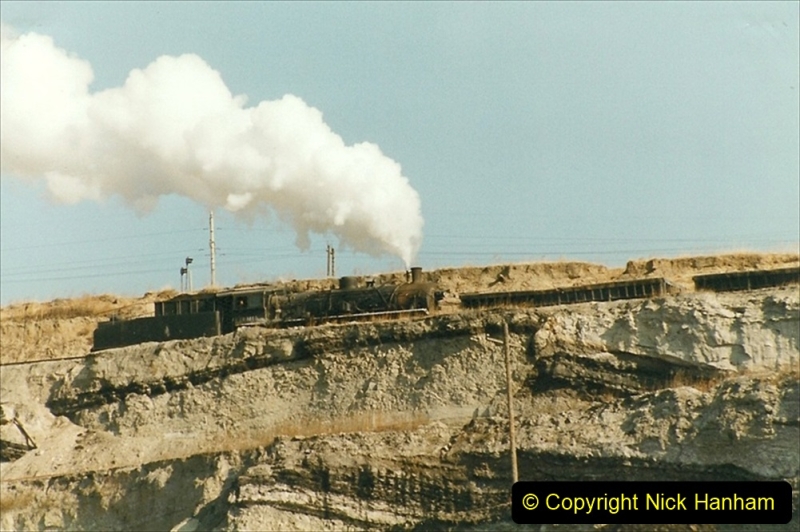China 1999 October Number 1. (202) At Jalainur Opencast Coal Mine.