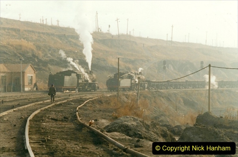 China 1999 October Number 1. (213) At Jalainur Opencast Coal Mine.