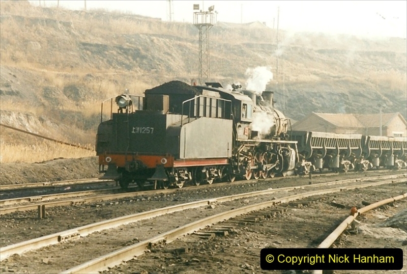 China 1999 October Number 1. (215) At Jalainur Opencast Coal Mine.