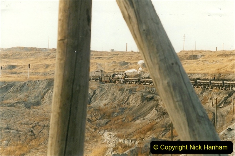 China 1999 October Number 1. (225) At Jalainur Opencast Coal Mine.