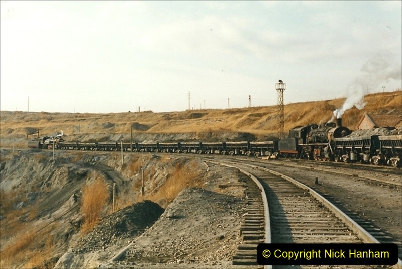 China 1999 October Number 1. (231) At Jalainur Opencast Coal Mine.