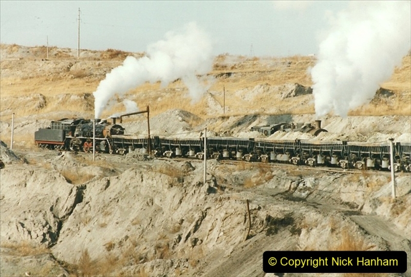 China 1999 October Number 1. (244) At Jalainur Opencast Coal Mine.
