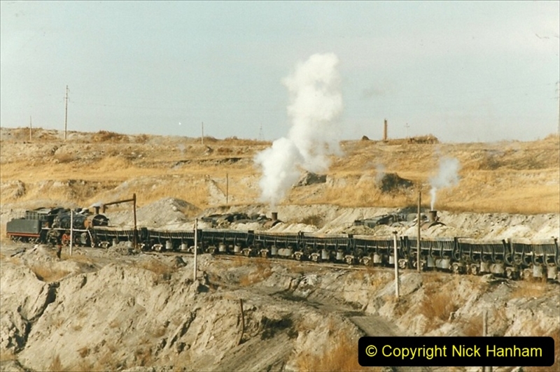 China 1999 October Number 1. (245) At Jalainur Opencast Coal Mine.