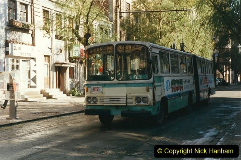 China 1999 October Number 1. (48) Harbin buses.
