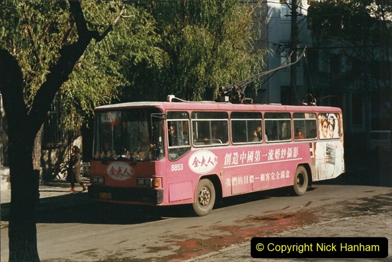 China 1999 October Number 1. (49) Harbin buses.