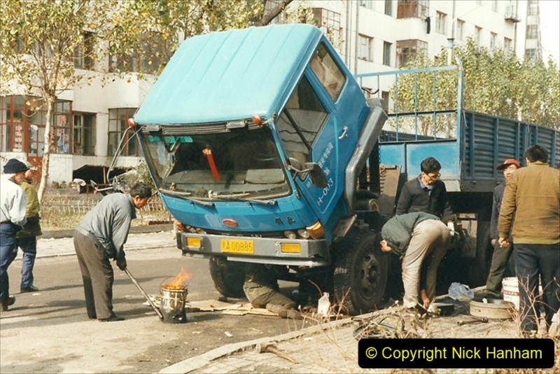 China 1999 October Number 1. (63) Harbin trucks.