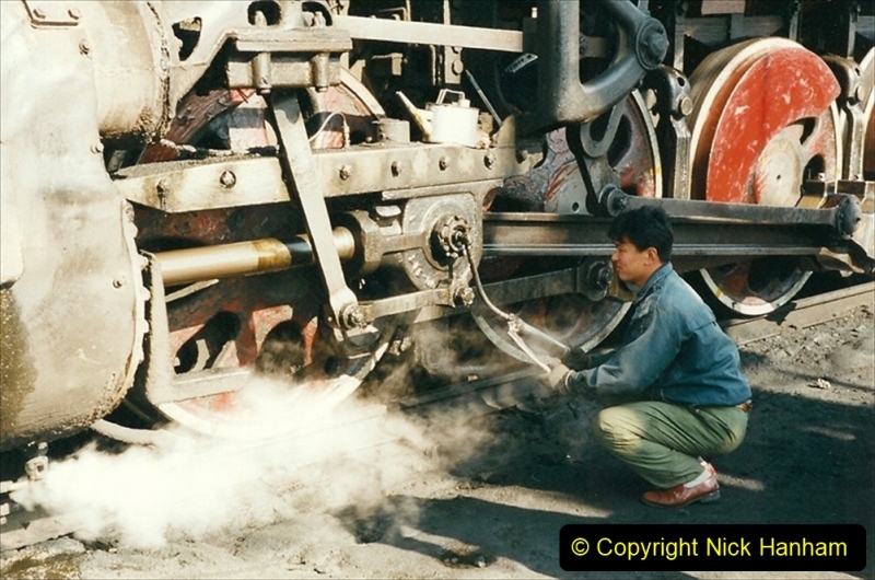 China 1999 October Number 2. (5) China Rail Tongliao Shed.