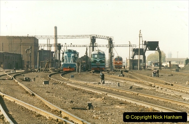 China 1999 October Number 2. (60) China Rail Tongliao Shed.