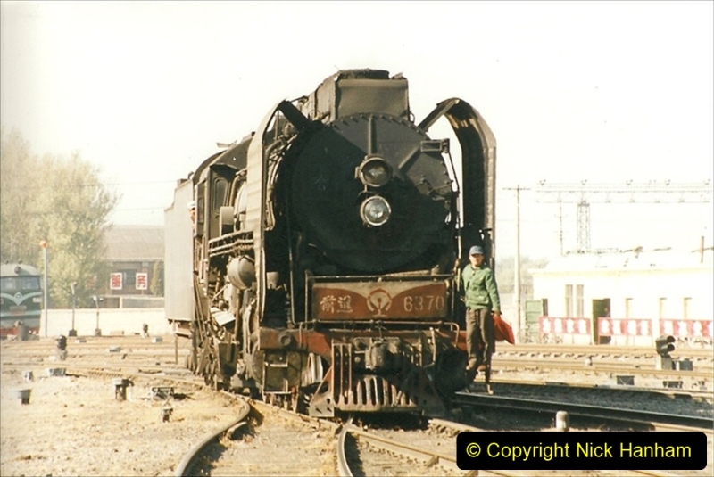 China 1999 October Number 2. (62) China Rail Tongliao Shed.