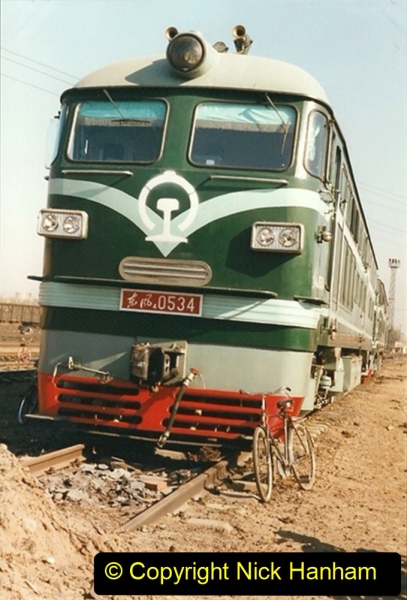 China 1999 October Number 2. (73) China Rail Tongliao Shed.