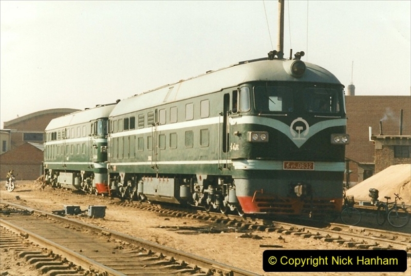 China 1999 October Number 2. (77) China Rail Tongliao Shed.