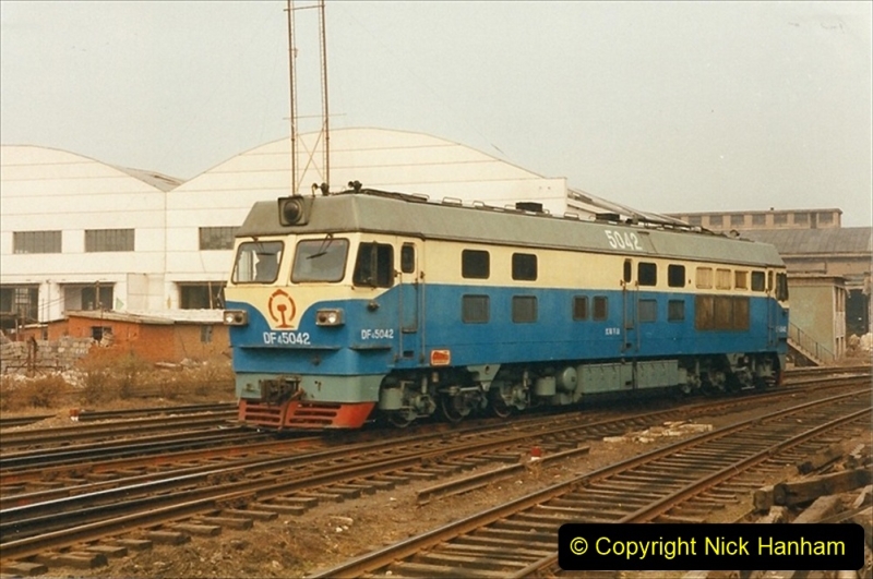 China 1999 October Number 3. (240) China Rail Sujiatum Diesel Depot. 240