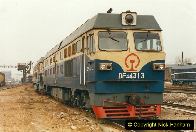 China 1999 October Number 3. (246) China Rail Sujiatum Diesel Depot. 246