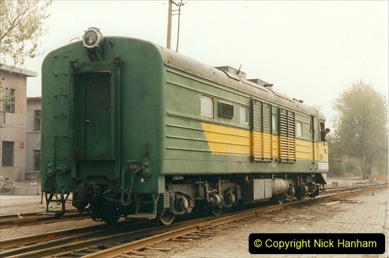 China 1999 October Number 3. (252) China Rail Sujiatum Diesel Depot. 252