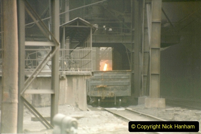 China 1999 October Number 3. (82) Anshan Steel Works. The works area was very, very dirty.  082
