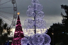 2019-12-12 Christmas Cracker & Bournemouth (53) Lower Gardens lights. 053