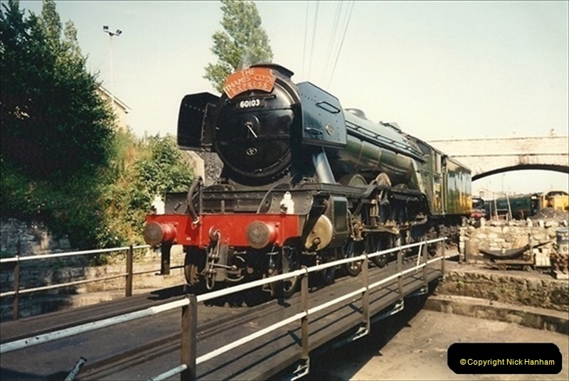 1994-07-18 to 22 Your Host spends a week driving Flying Scotsman.  (1) 022