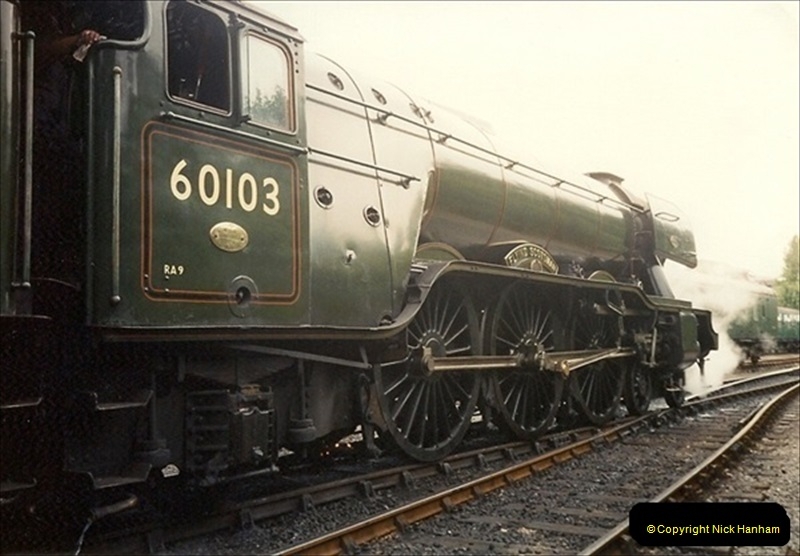 1994-07-18 to 22 Your Host spends a week driving Flying Scotsman.  (12) 033