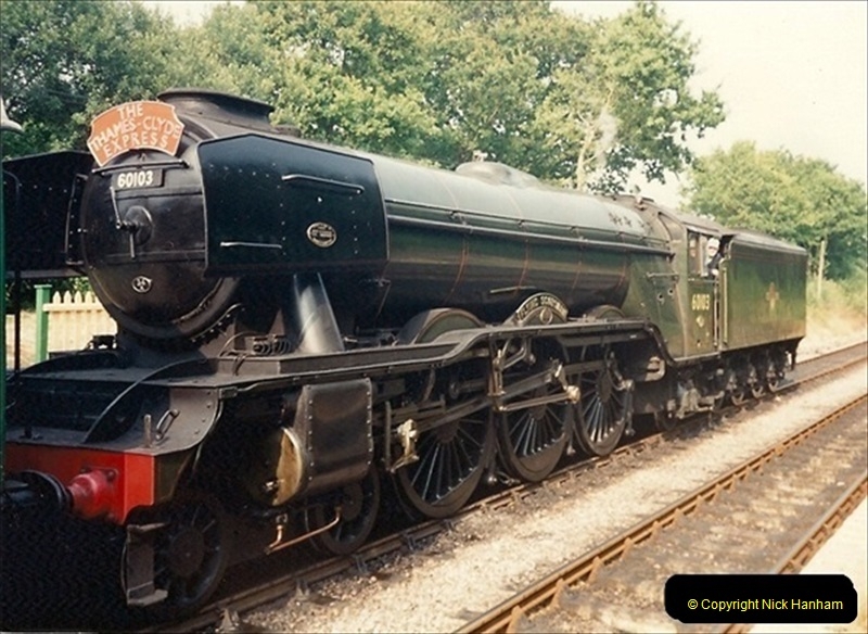 1994-07-18 to 22 Your Host spends a week driving Flying Scotsman.  (2) 023
