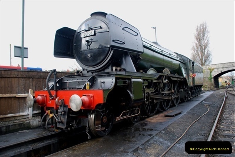 2019-03-20 Flying Scotsman at Swanage (24) 070