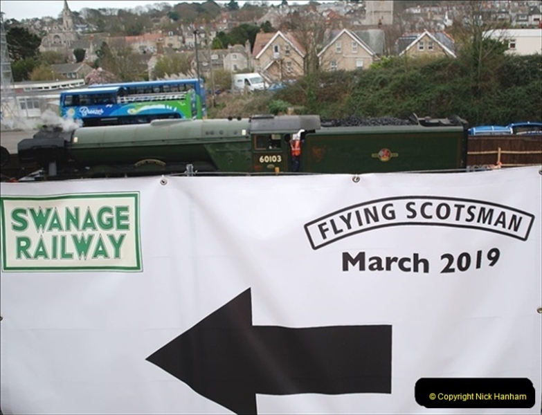 2019-03-22 Flying Scotsman at Swanage. (1) 174