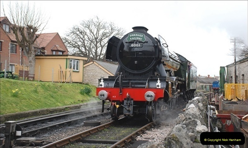 2019-03-22 Flying Scotsman at Swanage. (126) 299