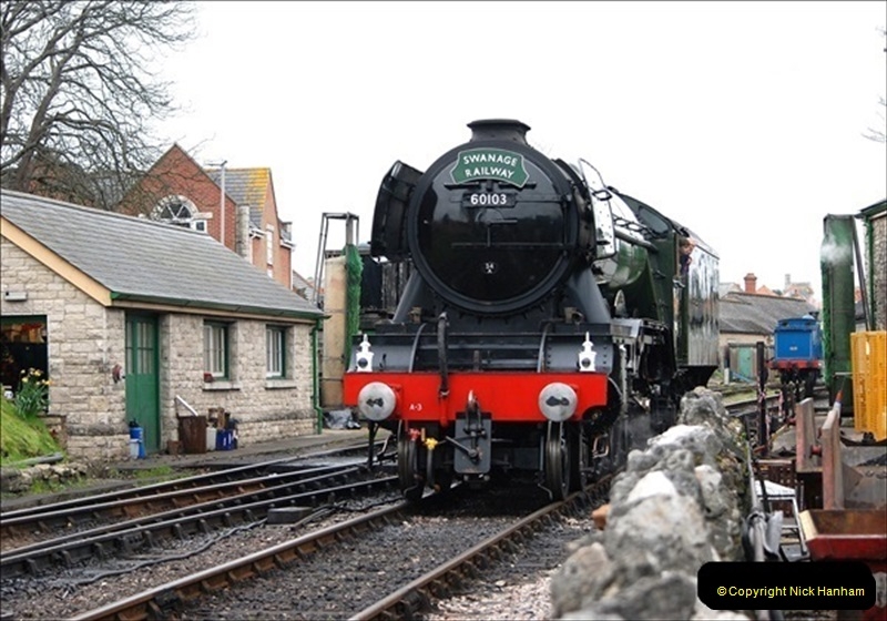 2019-03-22 Flying Scotsman at Swanage. (127) 300
