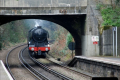 2019-03-19 Flying Scotsman at Parkstone, Poole, Dorset on route to the SR. (1) 042