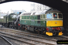 2019-03-22 Flying Scotsman at Swanage. (155) 328