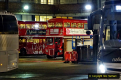 2019-12-16 London. (213) Festive Routemaster at Victoria Coach Station. 213