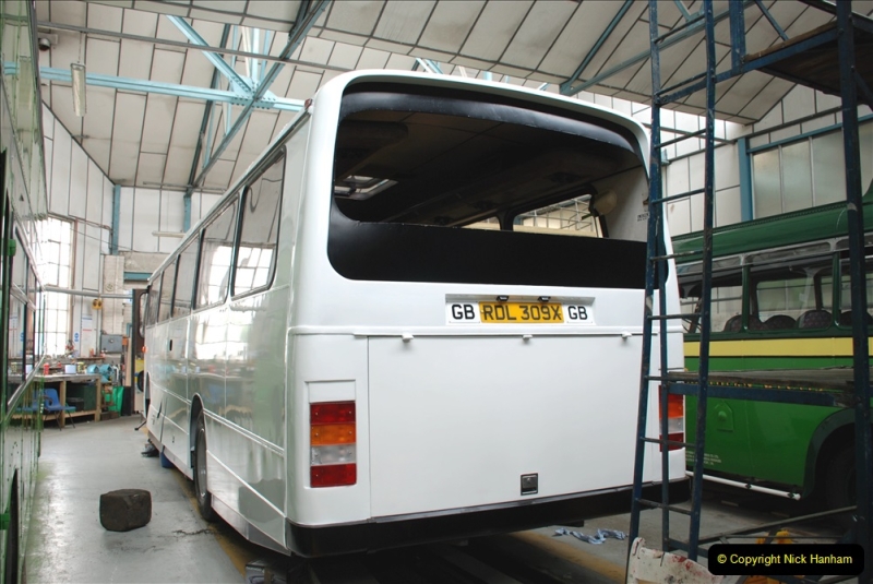 2019-06-02 MBF Meeting on the IOW. (133) The IOW Ryde Bus Museum workshop.  134