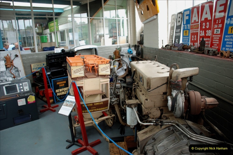 2019-06-02 MBF Meeting on the IOW. (160) The IOW Ryde Bus Museum bus engines display. 161