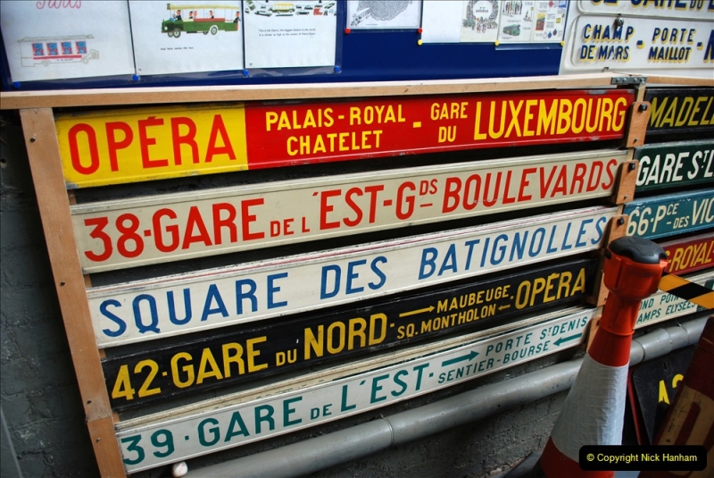 2019-06-02 MBF Meeting on the IOW. (178) The IOW Ryde Bus Museum. Paris bus and other Paris bus items. 179