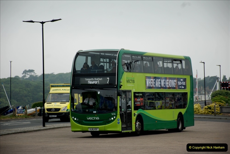 2019-06-02 MBF Meeting on the IOW. (46) Three different buses to get to the Ryde Bus Museun for the meeting. 047