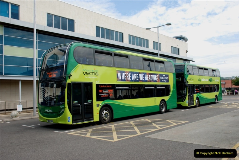 2019-06-02 MBF Meeting on the IOW. (49) Three different buses to get to the Ryde Bus Museun for the meeting. 050