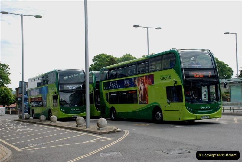 2019-06-02 MBF Meeting on the IOW. (52) Three different buses to get to the Ryde Bus Museun for the meeting. 053