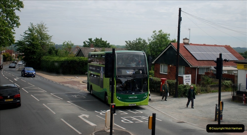 2019-06-02 MBF Meeting on the IOW. (57) Three different buses to get to the Ryde Bus Museun for the meeting. 058