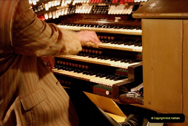2019 March 16 Bournemouth Pavilion Theatre 90 Years. (10) Behind the scenes tour. The Compton Organ. 10