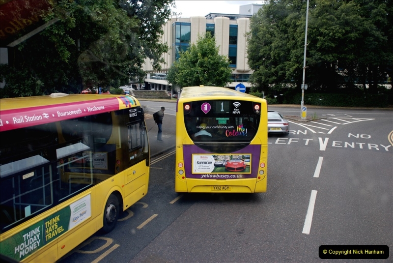 2019-07-18 More Yellow Buses Number 2 (111) Bournemouth Square 1230 to 1330 and journey home. 111