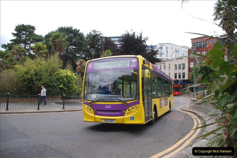 2019-07-18 More Yellow Buses Number 2 (20) Bournemouth Square 1230 to 1330 and journey home. 020