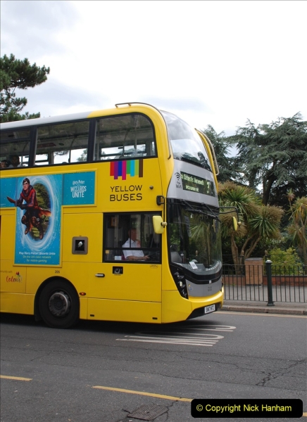 2019-07-18 More Yellow Buses Number 2 (23) Bournemouth Square 1230 to 1330 and journey home. 023