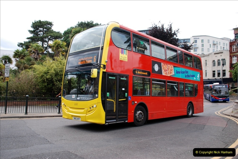 2019-07-18 More Yellow Buses Number 2 (24) Bournemouth Square 1230 to 1330 and journey home. 024