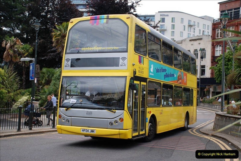 2019-07-18 More Yellow Buses Number 2 (26) Bournemouth Square 1230 to 1330 and journey home. 026