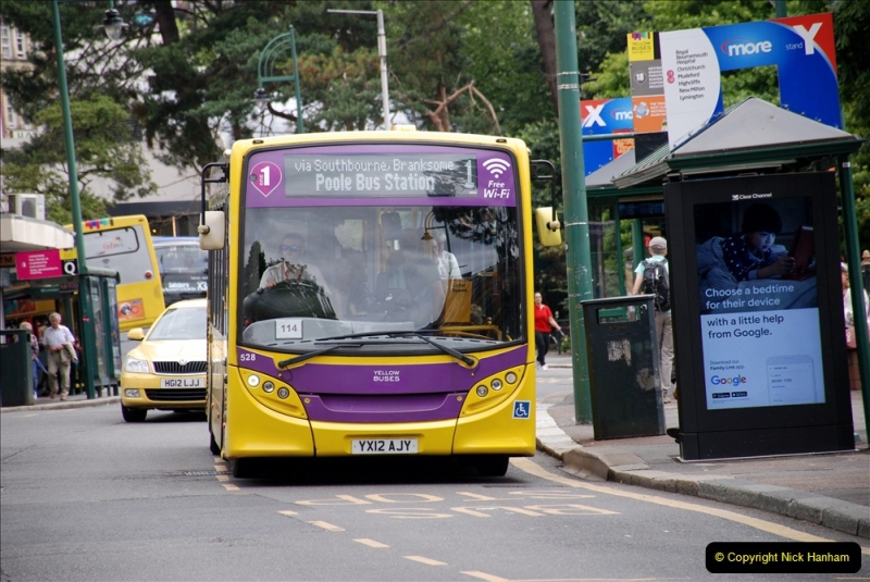2019-07-18 More Yellow Buses Number 2 (32) Bournemouth Square 1230 to 1330 and journey home. 032