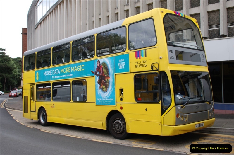 2019-07-18 More Yellow Buses Number 2 (4) Bournemouth Square 1230 to 1330 and journey home. 004