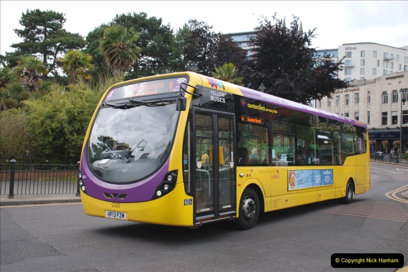 2019-07-18 More Yellow Buses Number 2 (44) Bournemouth Square 1230 to 1330 and journey home. 044