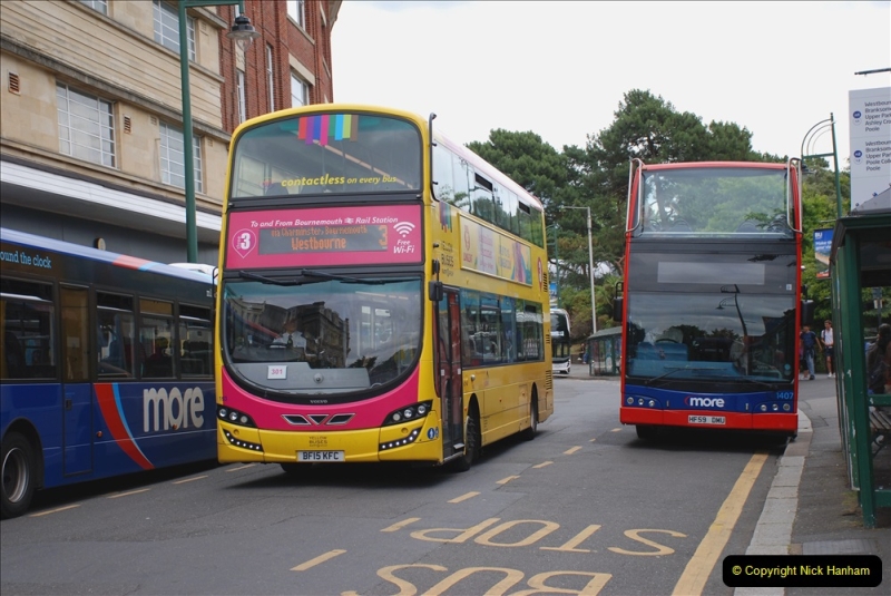 2019-07-18 More Yellow Buses Number 2 (55) Bournemouth Square 1230 to 1330 and journey home. 055