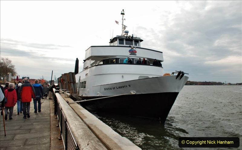 2019-11-10 New York. (108) Boarding our boat for Liberty Island. 108