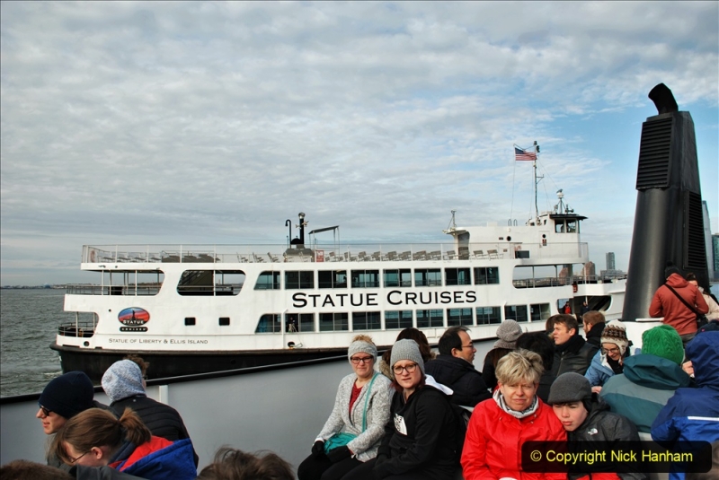 2019-11-10 New York. (110) Boarding our boat for Liberty Island. 110