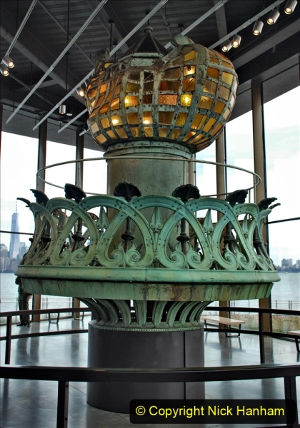 2019-11-10 New York. (202) The Statue of Liberty Museum. An original torch.202